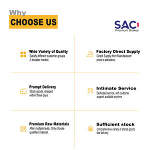 Pastillas de Freno Semi-Metálicas SAC D768 1j0698151a 1j0698151e para VOLKSWAGEN Gran <span class=keywords><strong>Santana</strong></span>, Bora, Voyage, Vento, Scirocco, Saveiro, Polo - Product Image 6