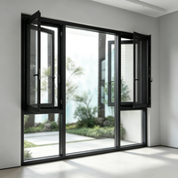 Ventana Corredera de Aluminio Moderna con Doble Vidrio Templado, Aislamiento Térmico y Antichoque, Certificación NFRC Americana