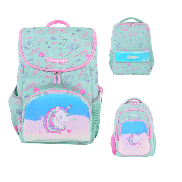 OEM Cartoon Character Unicorn Bookbag Student's Girl Backpack Bags Big Kids School Bag