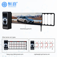 Barrera Automática de Acero Galvanizado Hengbo de 24V con Luz para Control de Tráfico en Carreteras y Estacionamientos
