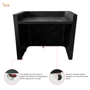 Tùy chỉnh di động câu lạc bộ video kỹ thuật số Tường TV cong mặt tiền Top Dance đứng Bảng di động triển lãm <span class=keywords><strong>LED</strong></span> <span class=keywords><strong>DJ</strong></span> Booth màn hình - Product Image 3