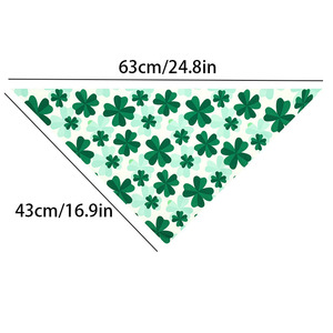 Bavoirs pour animaux de compagnie Yisi, foulard triangulaire d'été, style hawaïen, imperméable, respirant, lavable pour chats et chiens - Product Image 4