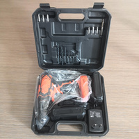 TOLHIT 18V/21V/35Nm 1,5 Ah 2-Batterie Lithium Jaune Tournevis à percussion sans fil et perceuse Outils électriques pour la maison et le bureau