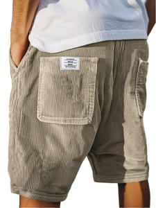 Venta al por mayor de verano, pantalones cortos de <span class=keywords><strong>pana</strong></span> para hombre, pantalones cortos de <span class=keywords><strong>pana</strong></span> para hombre con múltiples bolsillos - Product Image 3