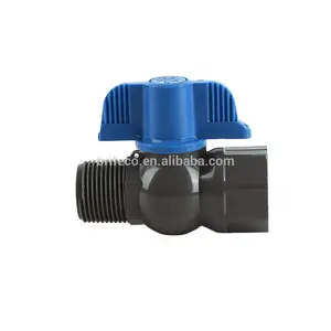High quality irrigation system PVC M/F male-female connector plastic ball valve