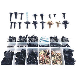 Smooth Sailing Car Fender <b>Screw</b> Kit 180Pcs Universal Auto Fastener Repair Clips Metal <b>Screws</b> <b>Set</b> - Product Image 1
