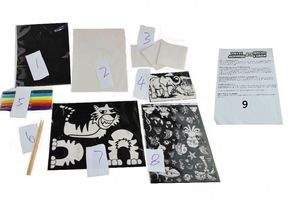 Nouvel ensemble professionnel de coloriage et de peinture pour enfants en tissu velours anti-rayures - Product Image 3
