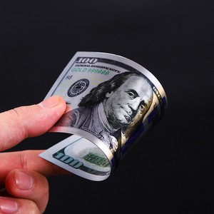 Banconote in Plastica con Foglia d'Argento da 100 Dollari USA di Alta Qualità, Nuovo Design - Accessori alla Moda per Matrimoni e <span class=keywords><strong>Feste</strong></span> di Compleanno, NUOVI ARRIVI - Product Image 5