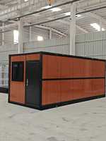 Maison conteneur préfabriquée pliable et respirante avec installation rapide, couleur personnalisable pour appartement et usage en hall