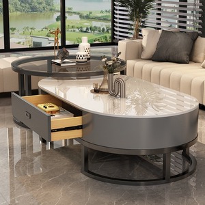 <span class=keywords><strong>Table</strong></span> basse pliable minimaliste haut <span class=keywords><strong>de</strong></span> gamme en pierre, petite <span class=keywords><strong>table</strong></span> à thé simple pour appartement <span class=keywords><strong>de</strong></span> luxe ou salon - Product Image 1