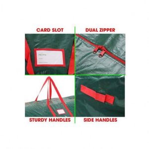 Bolsa de Almacenamiento para Árbol de Navidad, Bolsa Redonda Grande para Guardar Adornos Navideños - Product Image 4