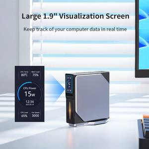 Intel Alder göl N100 Mini PC 3.4GHz 8GB DDR4 RAM 256GB <span class=keywords><strong>M</strong></span>.<span class=keywords><strong>2</strong></span> SSD 16GB destekler WiFi 6/BT5.<span class=keywords><strong>2</strong></span>/Gigabit Ethernet kullanılan ev/ofis abd - Product Image 3