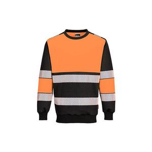 PORTWEST - PW376OBRL PW3 Sweat-shirt haute visibilité Classe 1 Orange/Noir-EAN 5036108391233 HI-VIS WORKWEAR - Product Image 1