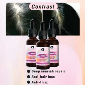 Huile capillaire et pour la peau au romarin biologique, marque privée OEM, 100% pure et naturelle, pressée à froid, antichute et stimulante pour la croissance des <span class=keywords><strong>cheveux</strong></span> des femmes noires, MOQ - Product Image 5
