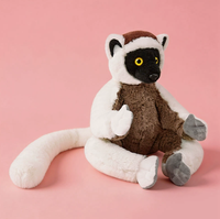 Peluche de lémur à queue annelée réaliste, jouet animal de la forêt personnalisé, différents styles, singe en peluche réaliste