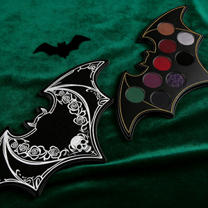 Palette de fards à paupières gothiques en gros, marque privée, fard à paupières noir <span class=keywords><strong>gothique</strong></span> à paillettes - Product Image 3