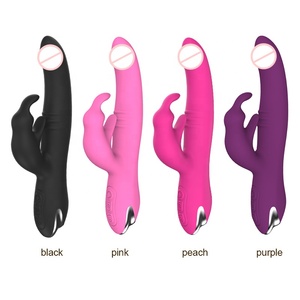Consolador giratorio de doble motor para mujer vibrador de conejo con punto G, masajeador de Vagina, consolador enorme de empuje, juguete sexual para mujer - Product Image 3