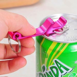 Custom Laser Logo Colorful Metal Bottle Opener Keychain Multifunctional Portable Aluminum Alloy <b>Beer</b> Bottle Opener - Product Image 4