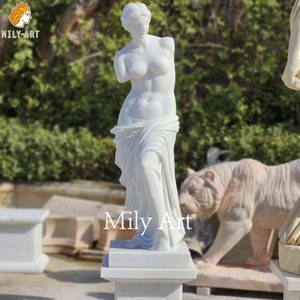 Tay Chạm Khắc cổ điển hình Aphrodite đá Điêu Khắc Đá Cẩm Thạch tượng Venus - Product Image 4