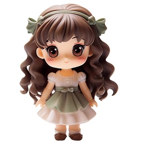ตุ๊กตาพลาสติก PVC 3 มิติ ลายการ์ตูนน่ารัก OEM ของเล่นฟิกเกอร์แอคชั่นสำหรับเด็กผู้หญิง ตัวละครอนิเมะขนาดเล็กแบบกำหนดเองสำหรับตกแต่ง - Product Image 2