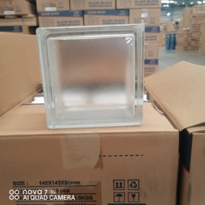 Chất lượng cao lửa đánh giá gạch thủy tinh rỗng bền siêu rõ ràng khối thủy tinh cho ngoài trời & bên ngoài tường cửa sổ trang trí sử dụng - Product Image 4