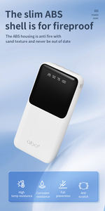 Batterie Li-Polymère Portable PD 22.5W Charge Rapide 10000mAh Power Bank Affichage Numérique Intégré 2 Câbles Type-C Entrée/Sortie - Product Image 5