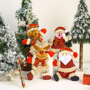Bambola di Babbo Natale, Decorazioni Natalizie per la Casa, Ornamenti a Forma di Alce, Decorazioni per Albero di Natale, Regali Natalizi - Product Image 3