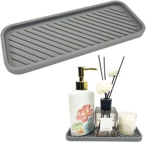 Premium <b>Silicone</b> Aromatherapy <b>Tray</b> with Non-slip Base & Drainage Design for Home Decor - Product Image 1