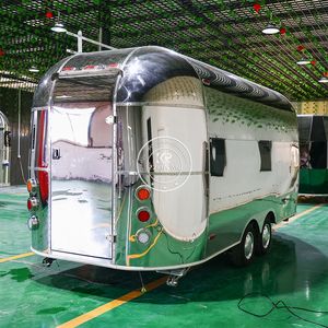 2025 Food Truck Van Food Trailer Cart Kiosque de restauration rapide Remorque mobile Hot Dog Cart Kiosque de yaourt glacé à vendre - Product Image 6