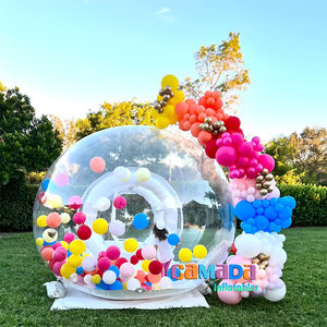 Tente gonflable à bulle tente dôme Igloo transparente PVC Globe clair maison gonflable à bulles pour camping en plein air fête de mariage - Product Image 3