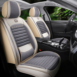 ที่หุ้มเบาะรถยนต์หนังสำหรับนักธุรกิจแบบเต็มชุดน่ารักคลาสสิกกันรอยถลอกกันน้ำป้องกันทุกฤดูกอล์ฟพาสสาทสากล - Product Image 5