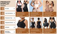 Débardeur gainant amincissant pour femme, en maille de nylon antibactérienne, haute compression, pour le fitness