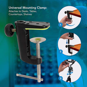 Micrófono de transmisión en vivo, marco de Metal giratorio Universal, micrófono XLR, soporte voladizo plegable sin resorte - Product Image 6