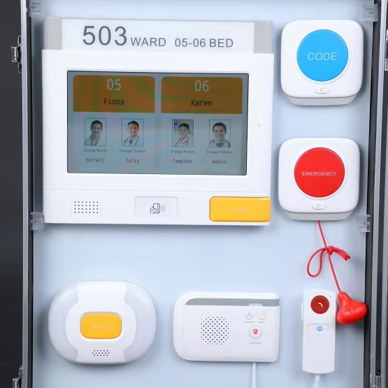 2025 Best Wired Emergency Wristband Call Unit Hospital Nurse Calling Bell System CE ISO Certified 1 Year Warranty