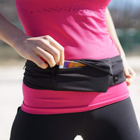 Cinturón Deportivo Ajustable Personalizado con 3 Bolsillos, Riñonera para Hacer Ejercicio con Cinturón Resistente al Sudor, Bolsa para iPhone