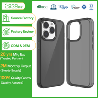 Soonleader Vente en gros Coques de téléphone portable transparentes décorées de paillettes en PC dur TPE+PC antichoc pour Iphones 15 Pro Max