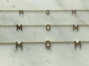 Jietao In Acciaio Inox <span class=keywords><strong>Festa</strong></span> <span class=keywords><strong>della</strong></span> <span class=keywords><strong>Mamma</strong></span> Gioielli Personalizzati Inital <span class=keywords><strong>Collana</strong></span> Lettera Alfabeto Distanziati <span class=keywords><strong>MAMMA</strong></span> <span class=keywords><strong>Collana</strong></span> - Product Image 3