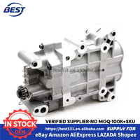 Pompa Oli Mesin 23300-2G400 233002G400 untuk Hyundai Tucson Santa Fe Sport Kia Sportage Optima 2.0L 2.4L Suku Cadang Mesin Otomatis