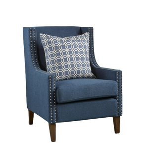 Chaise d'Appoint Moderne Vintage <span class=keywords><strong>Wingback</strong></span> Style Classique pour Maison Bureau Appartement Hôtel-Mobilier Polyvalent pour Salon Chambre à Coucher - Product Image 3