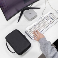 Étui de protection rigide à fermeture à glissière Portable pour Apple Mac Mini M4 en matériau PC sac à usage spécial sacs étuis