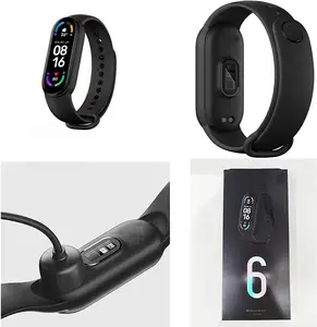 Lemfo — montre connectée M6, avec Bluetooth, moniteur de sommeil, de fréquence cardiaque, d'activité physique, écran AMOLED couleur TFT