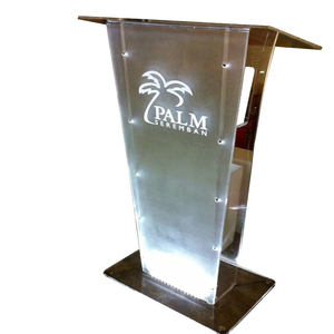 Soporte de atril acrílico con luces led RGB, fabricación en china - Product Image 1