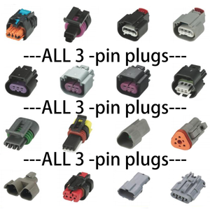 Brand <span class=keywords><strong>New</strong></span> 3-Pin Three-Hole Auto Plug Socket Étanche Fil De Voiture Femelle Câble Nouvelle Énergie Véhicules NEV Pièces Accessoires - Product Image 1
