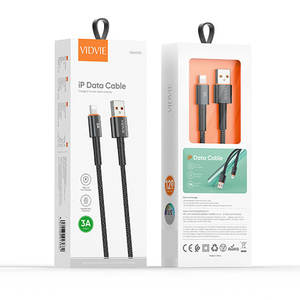 สายชาร์จเร็ว VIDVIE <span class=keywords><strong>รุ่น</strong></span>ปรับแต่งพิเศษ 3A สำหรับ iPhone 13/14 11 Pro สายถักไนลอนแบบ Type-C สำหรับ Apple ใช้กับหูฟังได้ - Product Image 5