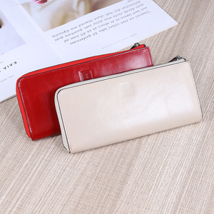 <span class=keywords><strong>Portafoglio</strong></span> da <span class=keywords><strong>donna</strong></span> con cerniera in pelle di mucca bianca con grande capacità borsa lunga con caratteristiche RFID <span class=keywords><strong>portafoglio</strong></span> in pelle stampato personalizzato fornitore di fabbrica - Product Image 5