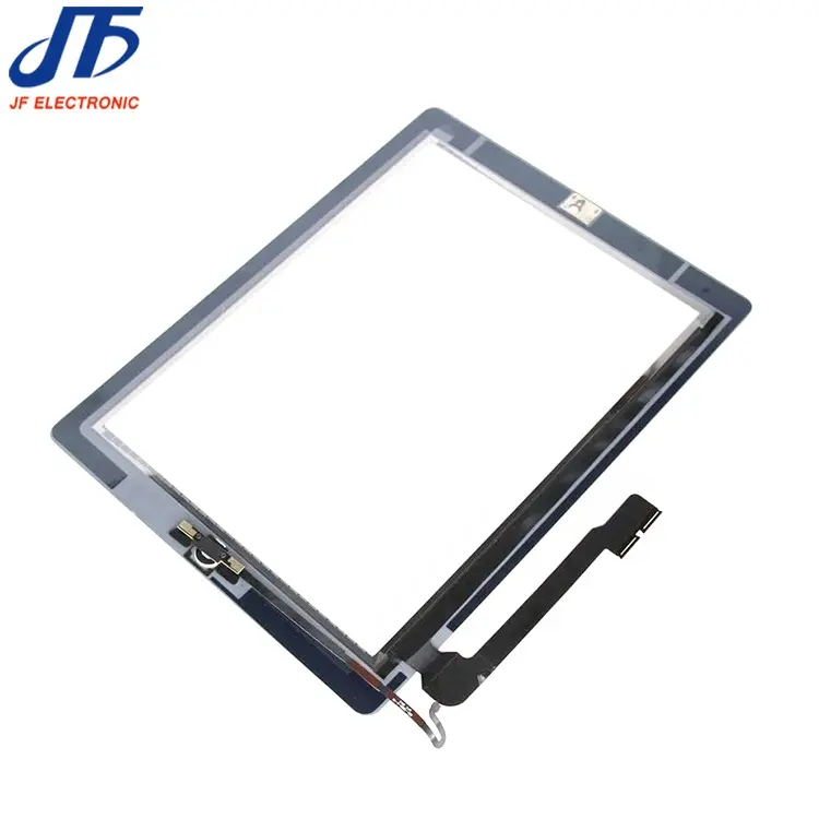 LCD Digitizer מסך מגע עבור Ipad 4 A1458 A1459 A1460 לוח עם מצלמה מחזיק לחצן בית