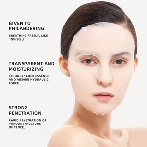 Masque facial au thé vert et à la rose, marque privée, <span class=keywords><strong>anti</strong></span>-âge, <span class=keywords><strong>anti</strong></span>-rides, infusé au collagène, hydratant à la glycérine, <span class=keywords><strong>soin</strong></span> du visage - Product Image 3