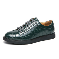 Chaussures en cuir pour hommes, chaussures d'affaires à semelle plate de dernière conception, chaussures habillées à lacets