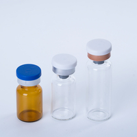 Prix d'usine - Flacons en verre pour injection pharmaceutique de 3 ml, 5 ml, 6 ml, 7 ml, 10 ml avec bouchon en caoutchouc pour médicaments