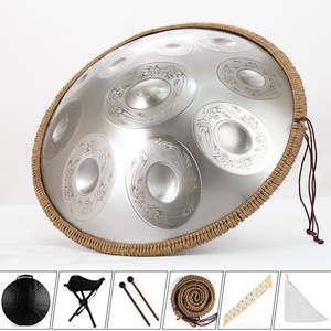 Handpan Profesional de 22 Pulgadas con Sonidos Etéreos de <span class=keywords><strong>440</strong></span> <span class=keywords><strong>Hz</strong></span> y <span class=keywords><strong>432</strong></span> <span class=keywords><strong>Hz</strong></span> para Principiantes y Avanzados - Product Image 6